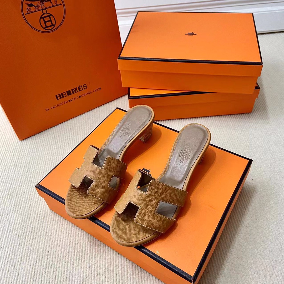 에르메스 올수공 오아시스 슬리퍼 샌들 앱송 43